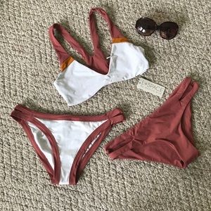 NWT L Space bikini with 2 bottoms!!👙